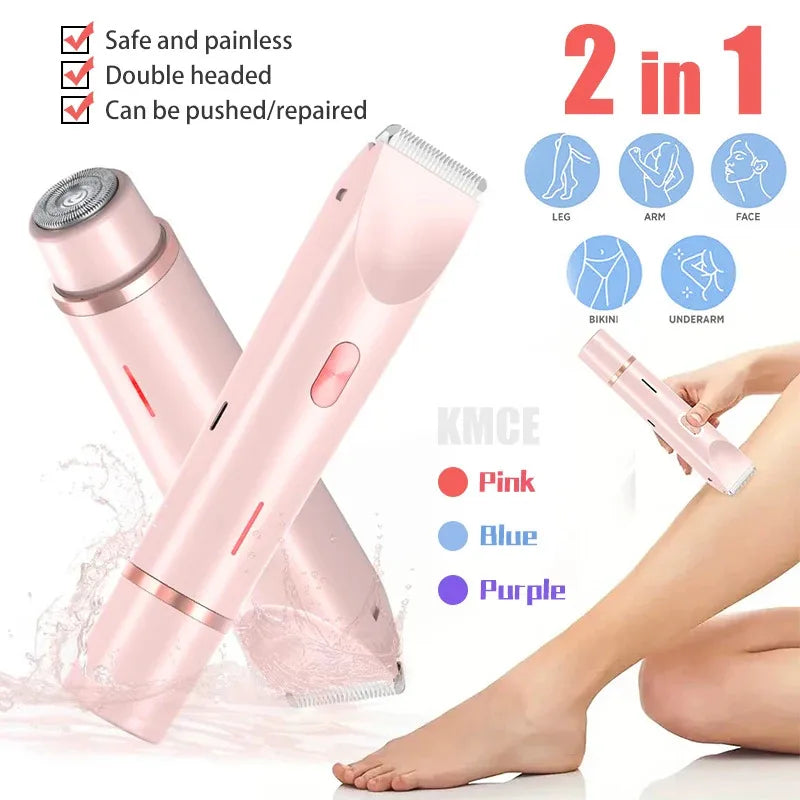 Smooth Glide Beauty 2026 Waterproof electric shaver & Bikini trimmer-Gentle full Body hair removal