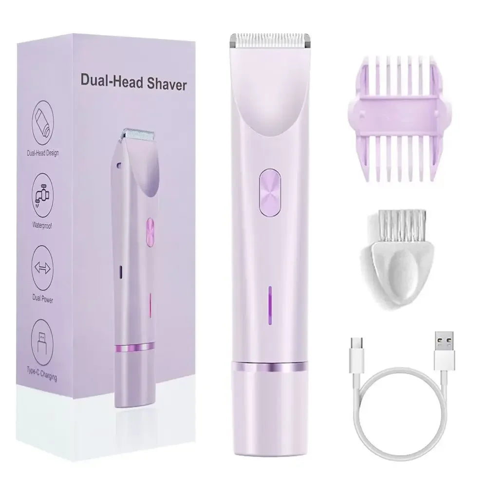 Smooth Glide Beauty 2026 Waterproof electric shaver & Bikini trimmer-Gentle full Body hair removal